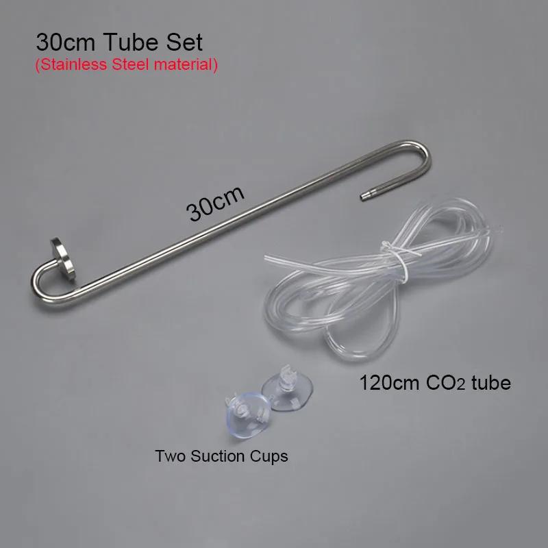 Stainless Steel CO2 Diffuser Fish Tank Intergrated CO2 Atomizer with Nano Disc Suction Cups Aquarium Refiner Aquatic Accessories