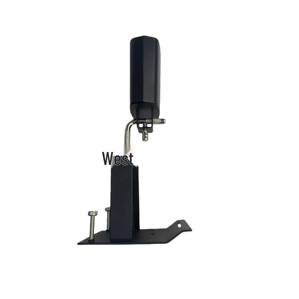 Supporto per Cowbell e Blocco di Legno a Pedale Jazz per Rack di Batteria