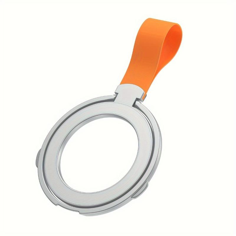 Metal Magnetic Silicone Suction Rotating 360°Folding Ring Phone Holder Alloy Portable Universal Desktop Creative Ring Holder