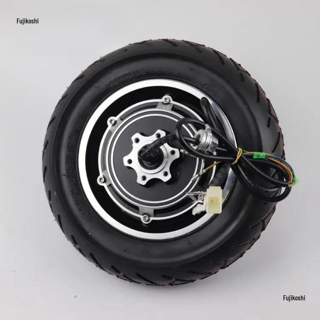 10" Electric Scooter Rear Wheel Hub Motor with Disc Brake, 36V/48V Motor & Driver for E-Scooters.