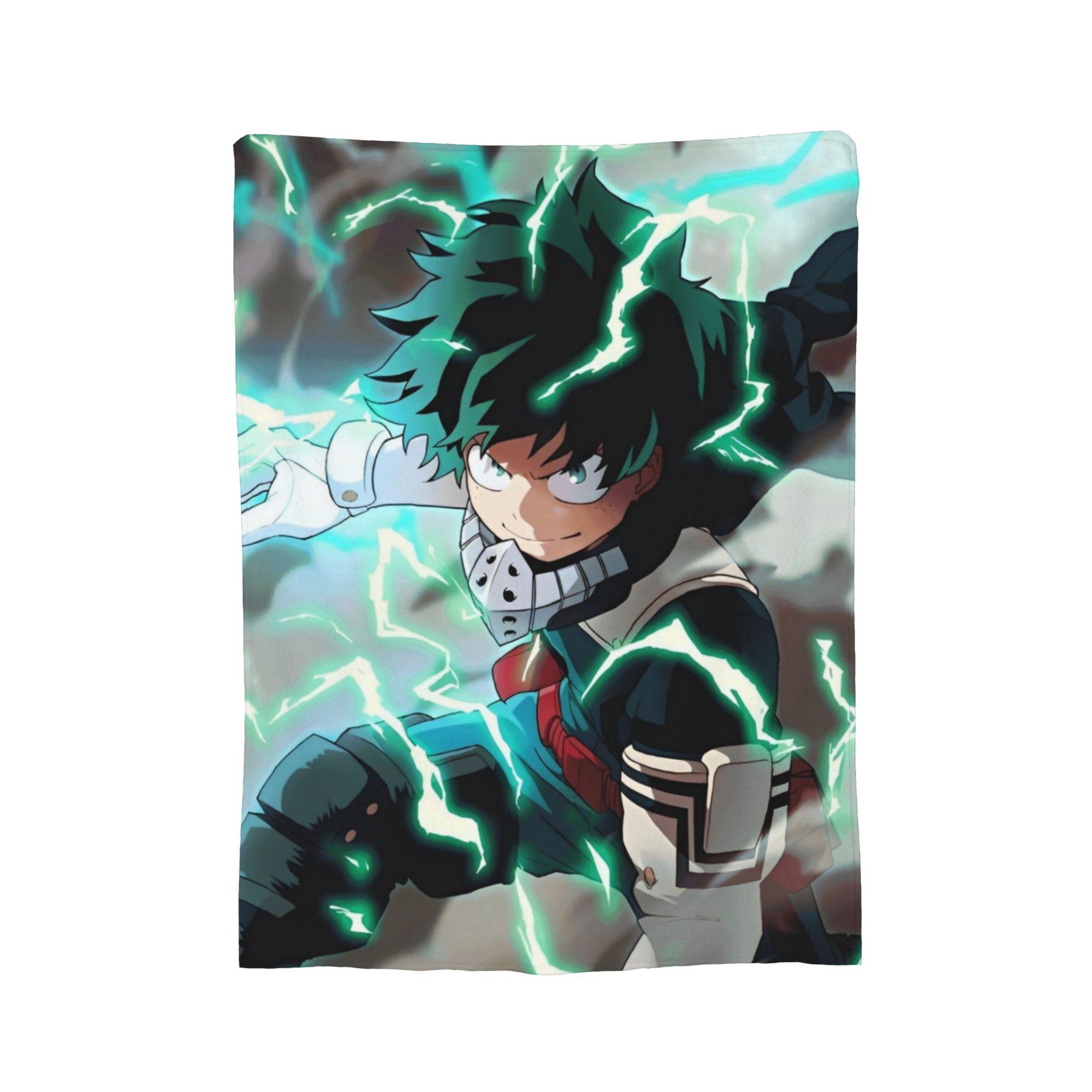

My Hero Academia Knitted Blankets Fleece Anime Soft Throw Blankets for Bed Bedspread 150x200cm
