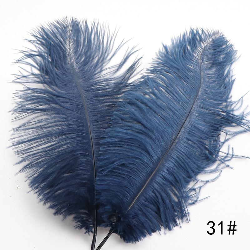 High Quality Ostrich Hair 35-40Cm Multi-Colored Decorative Feathers, Stage Room Flower Arrangement Feathers
