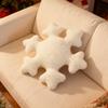 Snowflake Throw Pillow Sofa Cushion Living Room Décor Accent Plush Toy Decorative Pillow for Home Comfort and Style