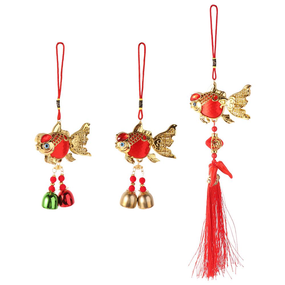 Traditional Spring Festival Pendant Creative Exquisite Hanging Ornaments Reusable with Tassel New Year Ornaments Birthday