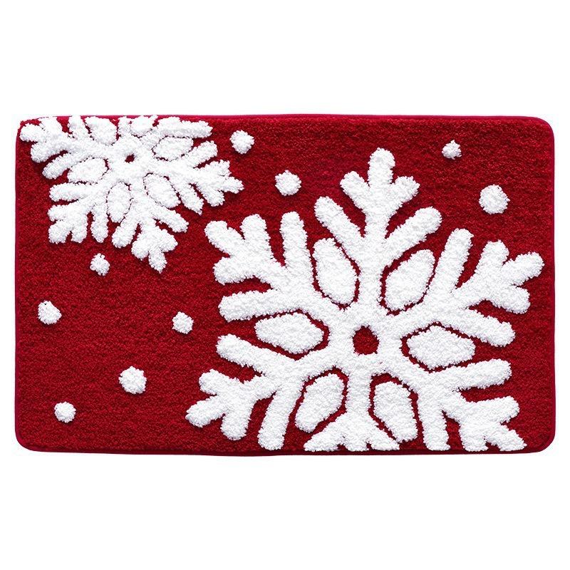 Christmas Floor Mat, Bathroom Water-absorbing Non-slip Floor Mat, Easy To Take Care of Floor Mat At the Entrance