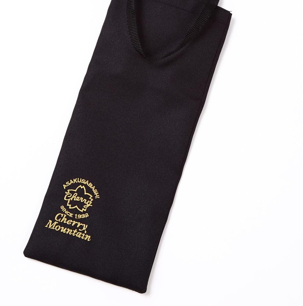 Cherry Mountain Tsuchiya Sangyo Carbon Aluminum 4 Folding 4 Length L Size Suitable for People with a Height of Comes with a Plastic Holder for