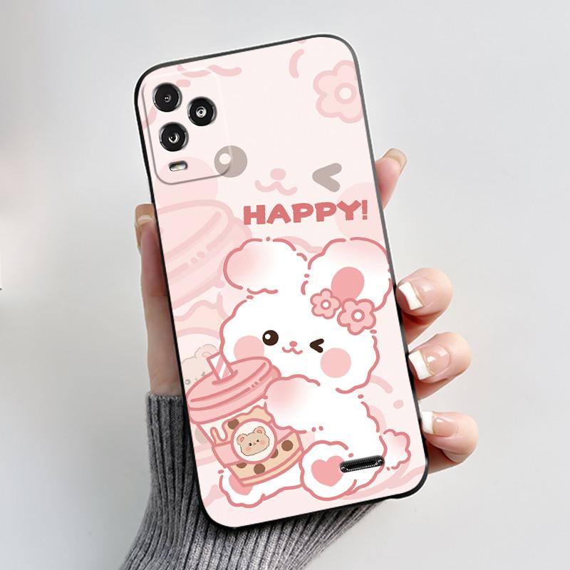 Anti-scratch Black Phone Case For BLU View 5 Pro Soft Casing For BLU View 5 Pro Trendy Style Penguins In The Snow Pattern Shell