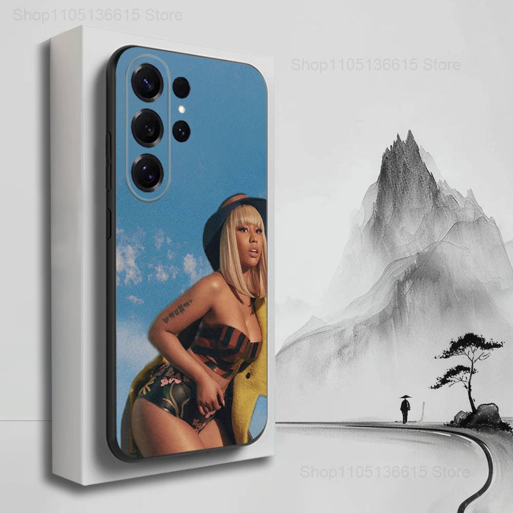 Rapper N-Nicki M-MINAJ Case For Samsung S22,S21,S9,S25,S24,S23,Ultra,FE,S20,S10,Plus,Lite,Soft Silicone Black
