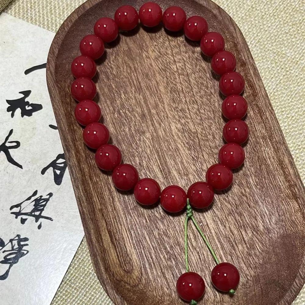 Cherry Bodhi Root Bracelet Yoga Bodhi  Bracelet Prayer Beads Mala Bracelet  Daily Wear