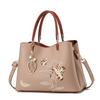 Fashion Casual Women Shoulder Bags Fashion Embroidered Ladies Handbag PU Leather Female Big Tote Bag Ladies Hand Bags Sac