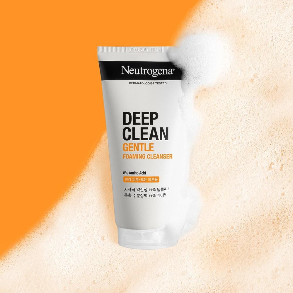 Neutrogena Deep Clean Mildly Acidic Gentle Foaming Cleanser, 100g, 2 Units