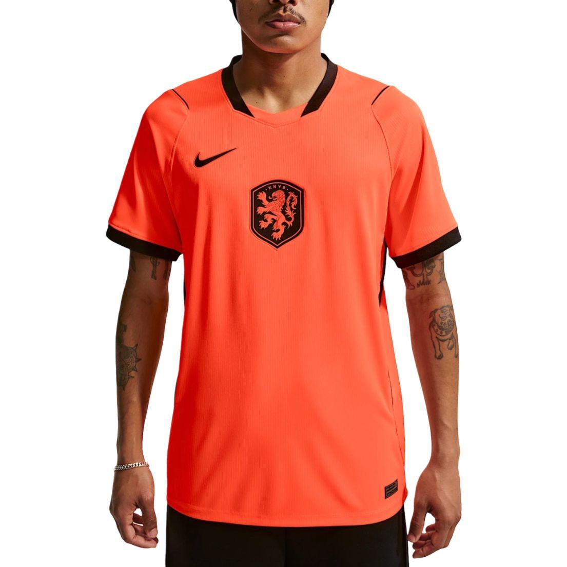Nike Dri-Fit Fan Edition 2026 Season Netherlands Home Simple Quick-Dry Pullover Short Sleeve Football Shirt Men tops IB5334-809 L