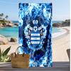 Queens Park Rangers Fußball Druck Strandtuch, Großes Weiches Schnelltrocknendes Handtuch für Strand Camping Schwimmen