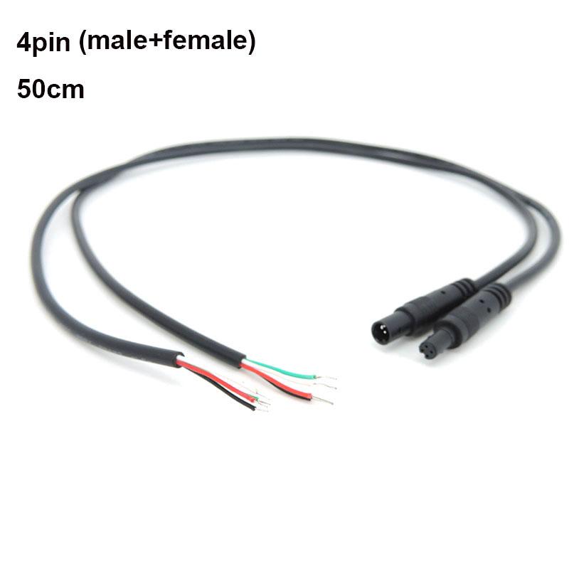

4-контактный, 5-контактный, 6-контактный, сердечник, автомобильная камера заднего вида, удлинительный кабель, кабель для автомобильного разъема, провод для регистратора, задний провод 1pair 4pin