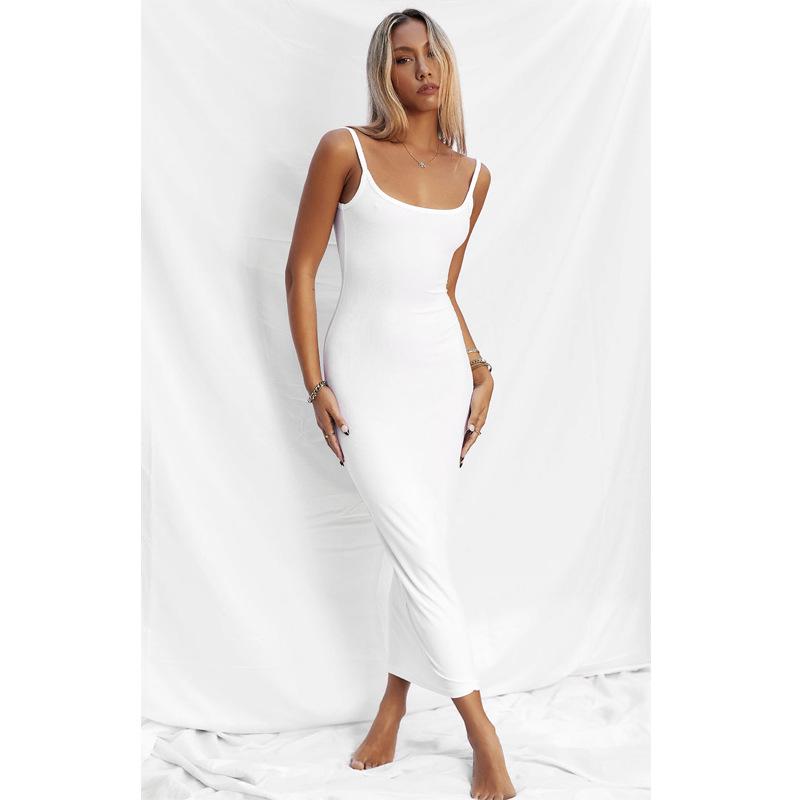 2023 Summer Women's Sling Sexy Backless Bodycon Long Dress