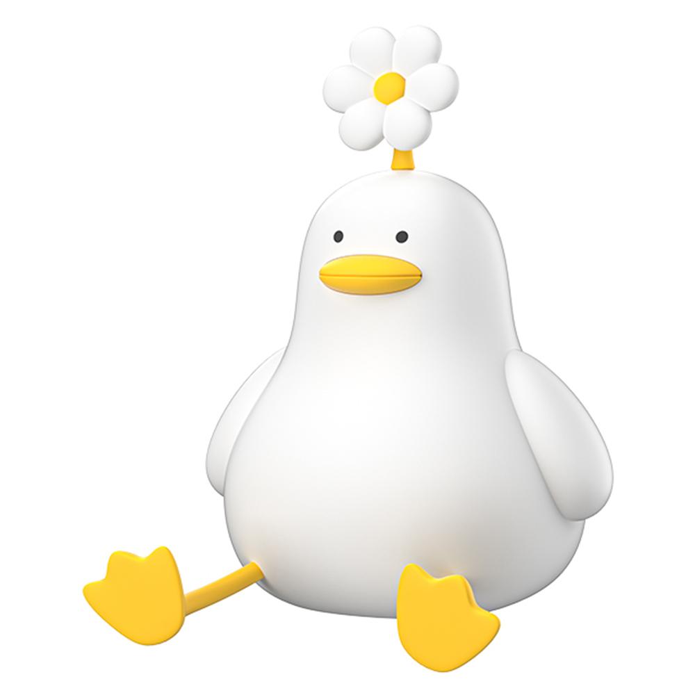 

LLD-D09 Creative Duck Night Light Bedside Sleeping Light 3-Level Brightness Adjustment Touch Control Lamp with Phone Holder A