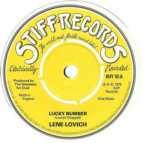 

7inch Record LENE LOVICH - Lucky Number BUY42 Stiff Records 1979 UK Rock Used