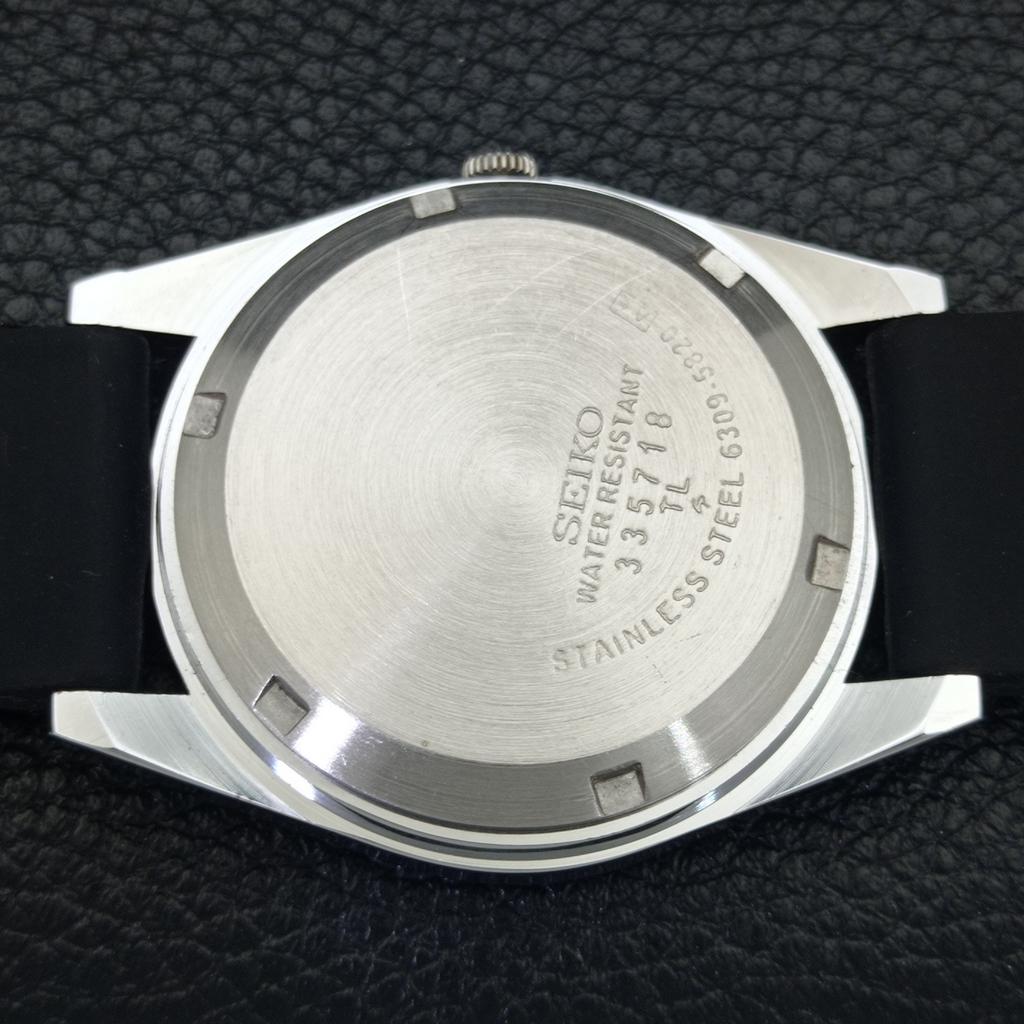 REFURBISHED SEIKO 5 AUTOMATIC MENS WATCH JAPAN MADE WHITE DIAL CUSTOM A440014-2 QV90-a440014