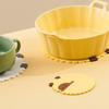 4PCS Thickened Cartoon Sheep Cup Coaster Waterproof Mug Holder Tea Coaster  Dinner Table Decor