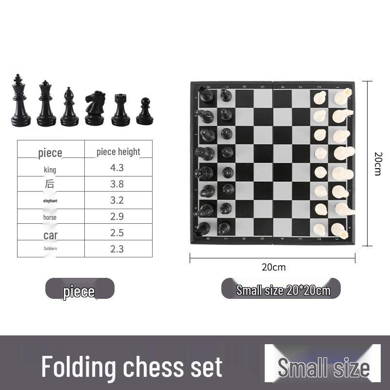 Magnetic Folding Portable Chess Set