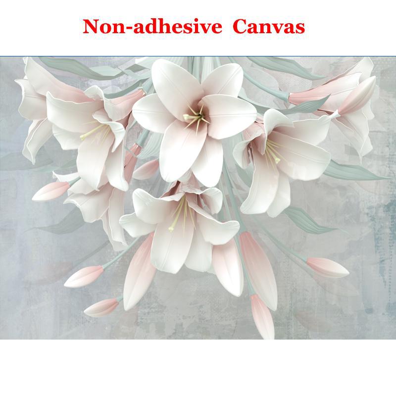 

Пользовательская фреска 3D Тисненая Розовая Лилия Цветок Фон Настенная Живопись Современная Спальня Прикроватная Гостиная Домашний Декор Фотообои 300cm (W) x 200cm (H)