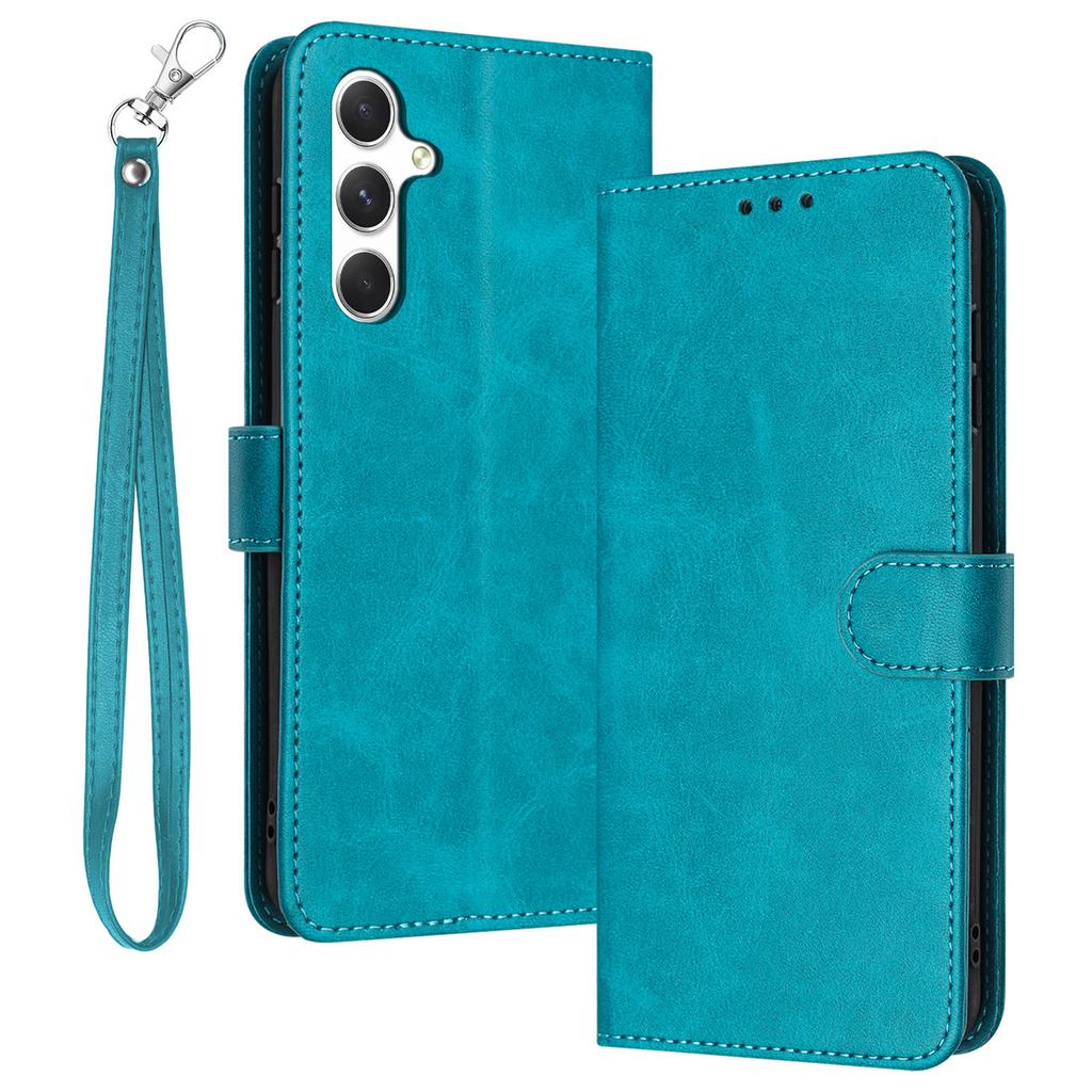 For Samsung Galaxy A56 5G Case Flip Stand PU Leather Wallet Phone Cover Calf Texture