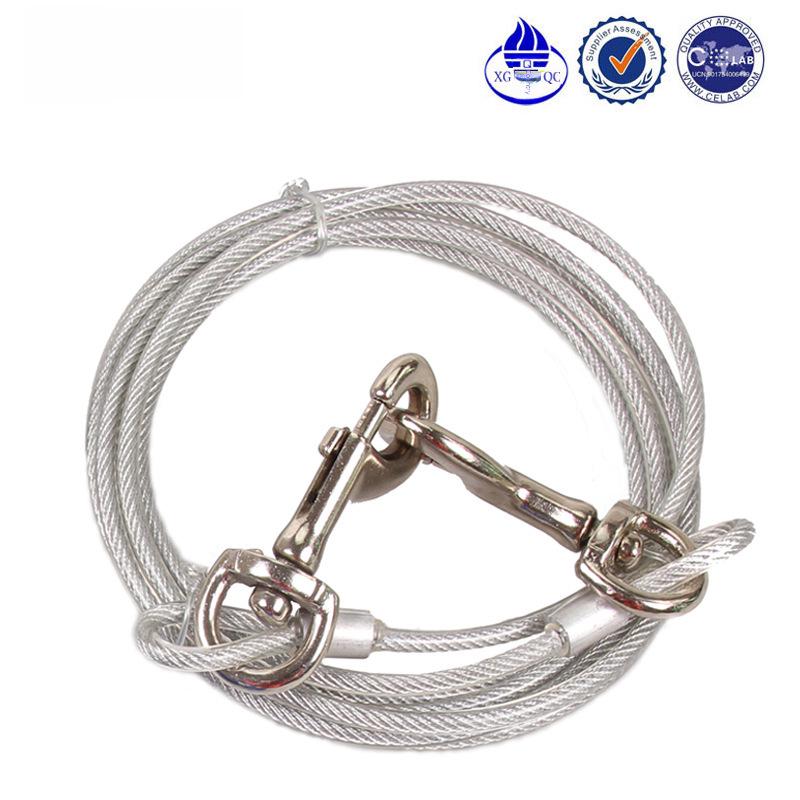 Steel Cable Dog Leash - Outdoor Pet Supplies