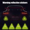 Triangle night fluorescent warning car stickers decoration For Chevrolet Cruze Spark Captiva Suburban Camaro Malibu XL Trax Lova