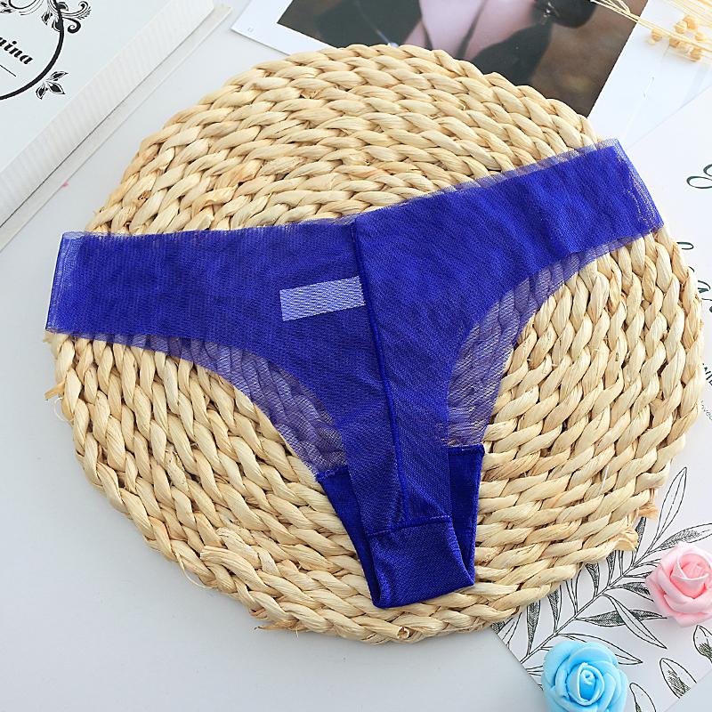 Dámské spodní prádlo G String Net příze Ultratenká tanga Spodní prádlo Dámské kalhotky s nízkým pasem K57