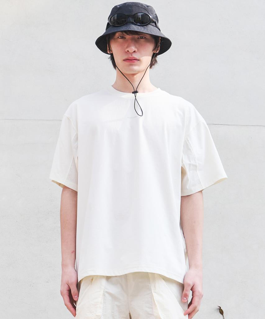 NODE LABS Dev:6 Quick Dry Short Sleeve T-Shirt_Ivory