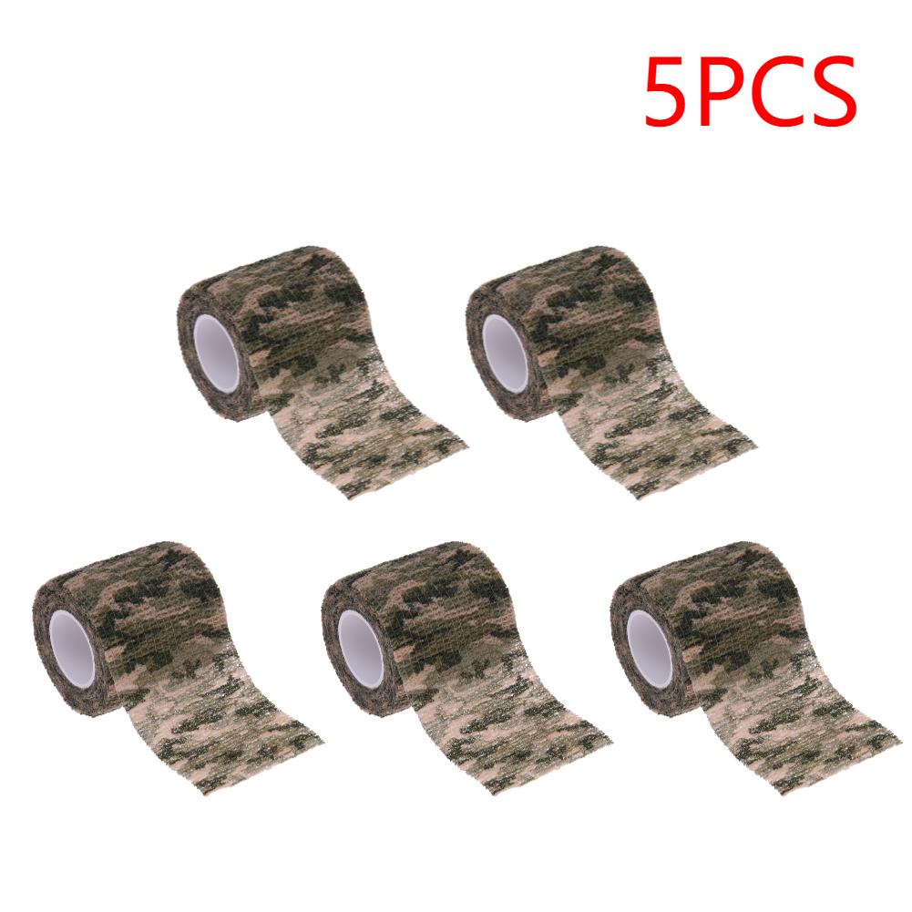 20PCS for Camouflage Bandage Self-adhesive Breathable Elastic Bandage Outdoor Hunting for Movement Fixation of Fingers Wrists an