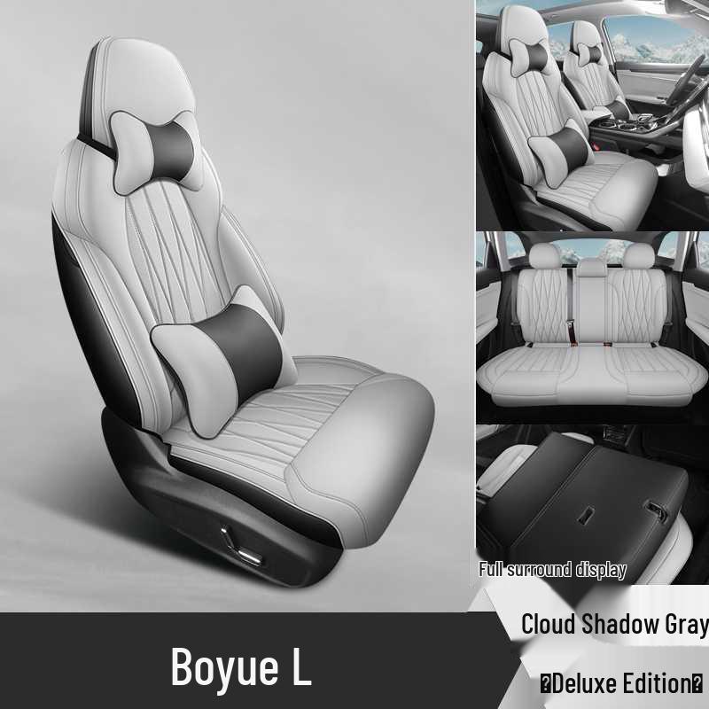 All-Season Seat Covers for 25 Geely Boyue L Models & Cushions for 24 Models - Complete Coverage
