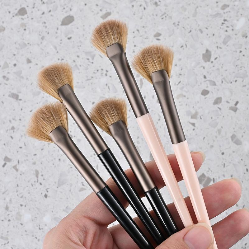 1/3 Stück Schlanker Weicher Gesichtsfächer Pinsel Make-up Kosmetik Mehrzweck Maskenpinsel Make-up Pinsel Werkzeug Professioneller Puder Kosmetikpinsel Werkzeug