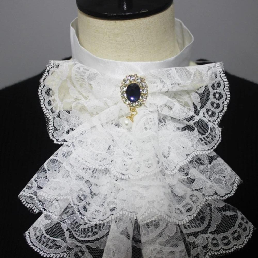 Vintage Renaissance Collar Elegant Ruffled Collar Elegant Elizabethan Neck Ruff  Cosplay