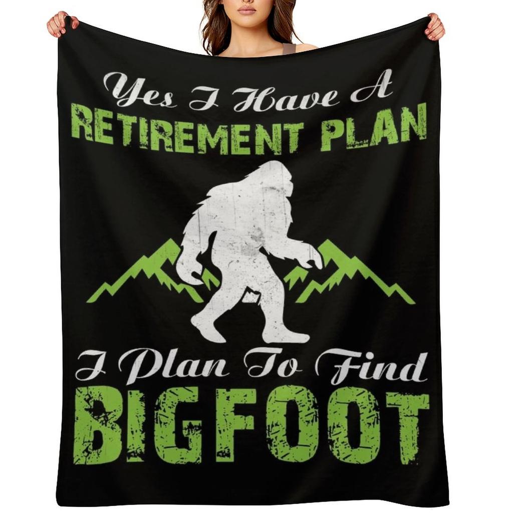 Bigfoot Sasquatch Gift Throw Blanket For Decorative Sofa Soft Beds manga For Sofa Thin Blankets