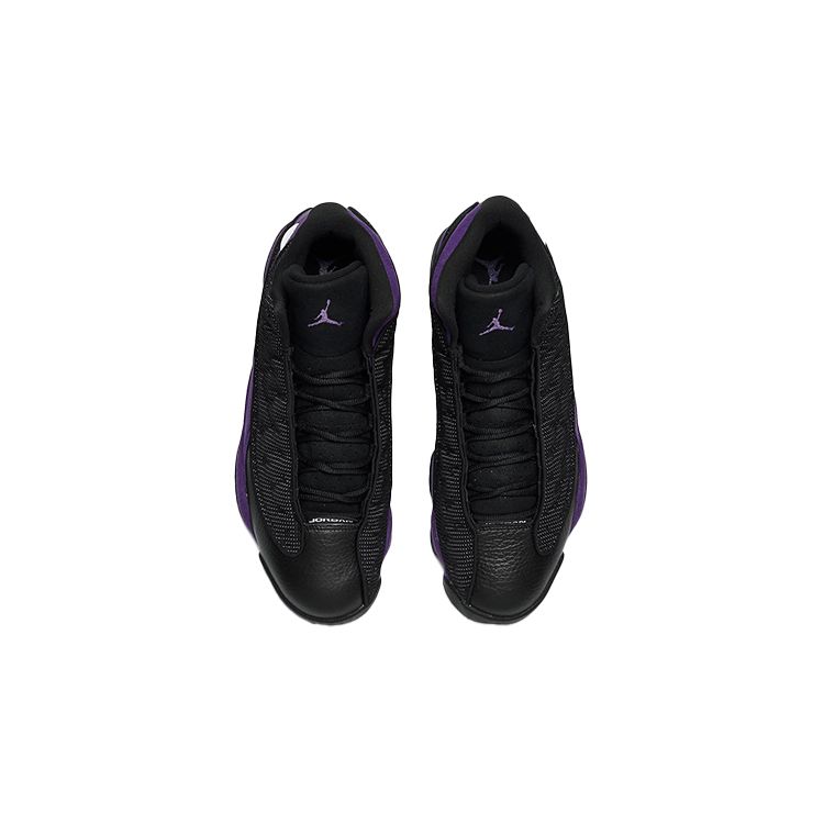 Air Jordan 13 Retro GS Court Purple Adidași pentru copii Negru Alb 884129-015