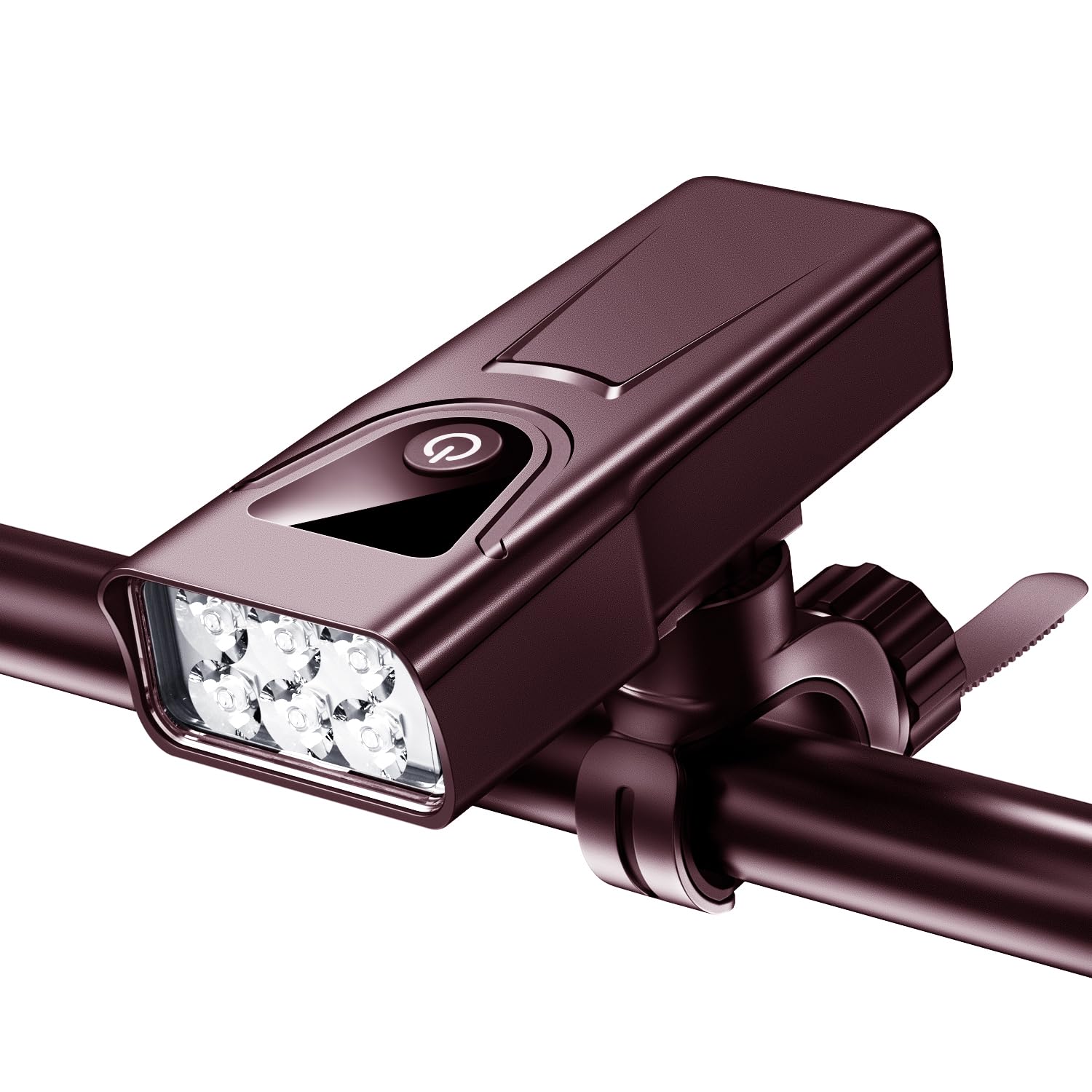 

USB Rechargeable Bicycle 5200mAh Side Visibility 1000 5 Dimming Mobile LED LCD Battery Level IPX6 Easy Can Also Be Used as a Perfect for Road and