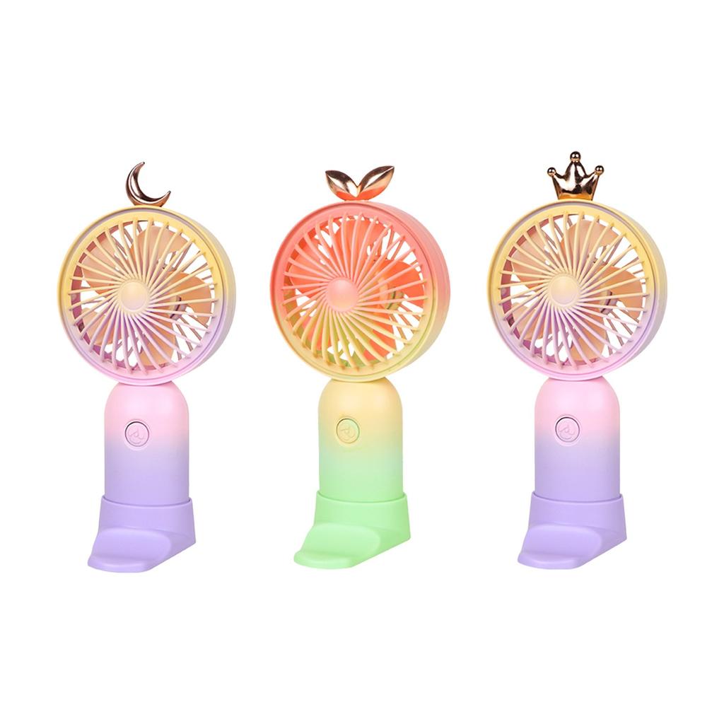 Handheld Small Fan Portable Lanyard  Desktop Student USB Charging Fan