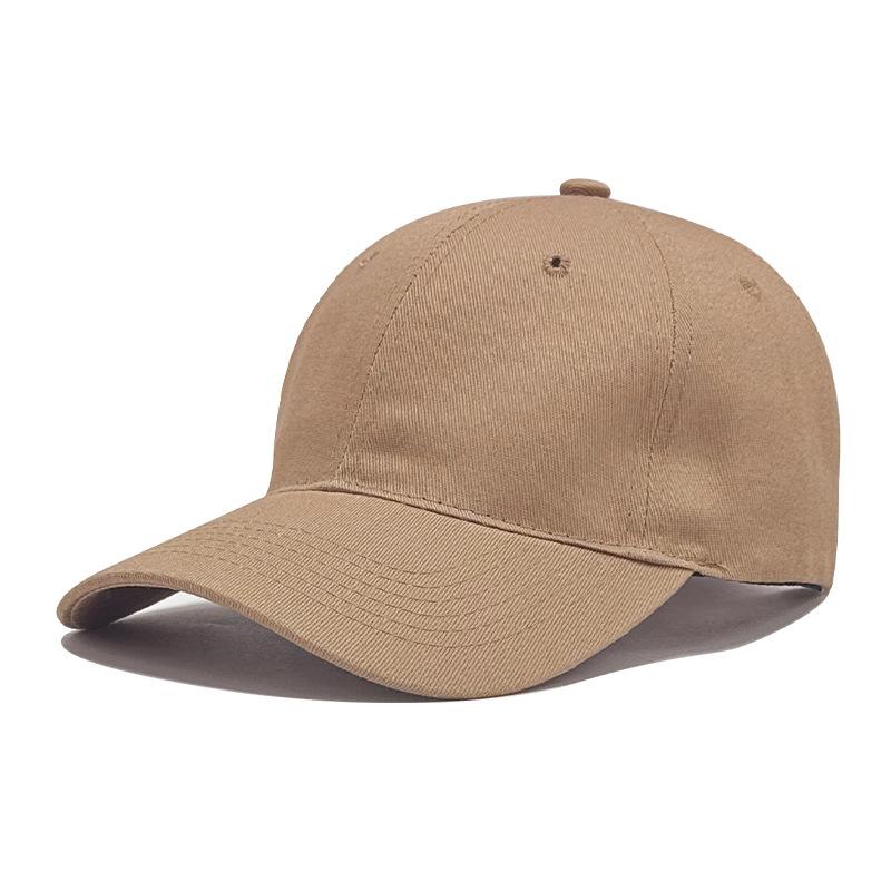 New Pure Cotton Soft Top Baseball Cap for Women Spring and Summer Sun Protection Baseball Cap for Men Outdoor Solid Color Light Plate Sun Hat