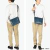 Ultima Tokyo Men's Shoulder Bag, Genuine Leather, Made In Japan, Fits 10-inch Tablets, Includes Anti-Virus Pocket, Bart 70112, Navy, Free Size