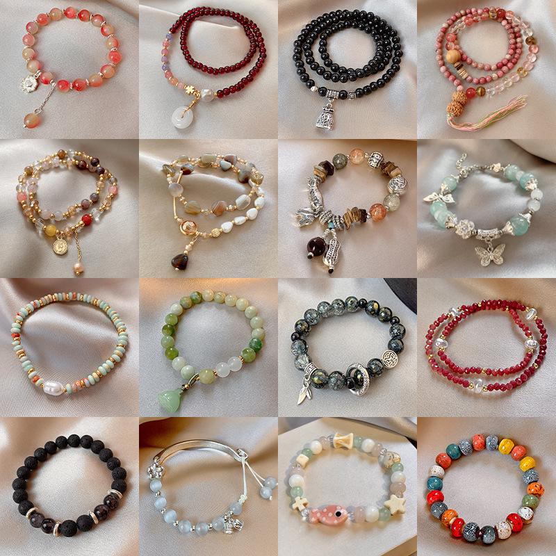 Summer Beaded Bracelet: Women's Elegant Fresh Creative Niche Jewelry