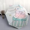 1pc Sanrio Gift Cinnamoroll Pattern Pattern Automatic Umbrella is Fashionable and Good-Looking, a Portable 3-Fold Umbrella, Suitable for Travel and Da