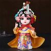 Chinese Opera Character Decoration Silk Doll Peking Opera Mask Doll Chinese Handmade Decorative Gifts Shop decoration Doll