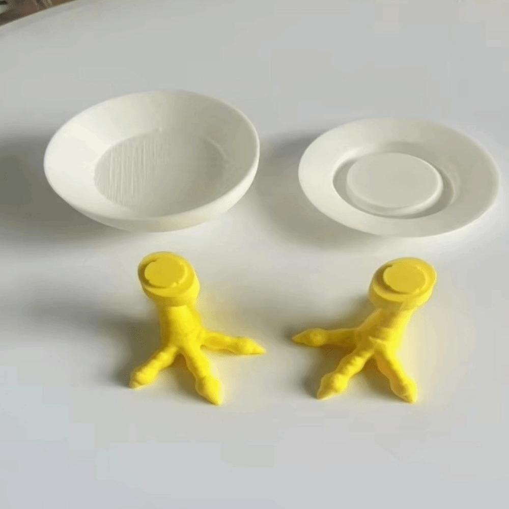 Unique PLA Chicken Claw Holder Chick Feet Creative Chicken Claw Ornament Bowl Funny Personalized Holder Office