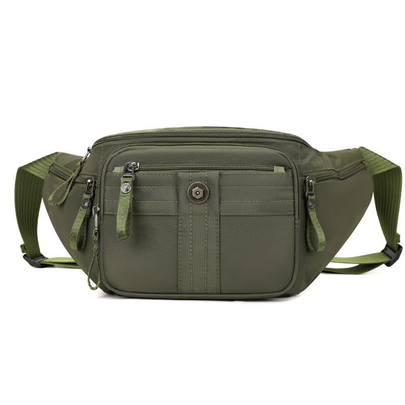 Men's Fanny Pack Crossbody Bag Outdoor Cycling Backpack Shoulder Bag Sports Waterproof Casual Breast Bag