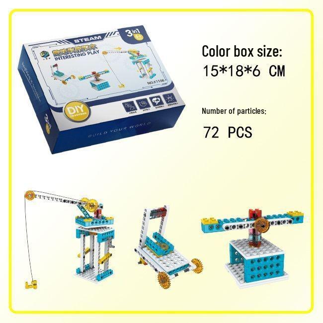 Lego-Compatible Programming Robot with Technic Building Blocks for Educational Play