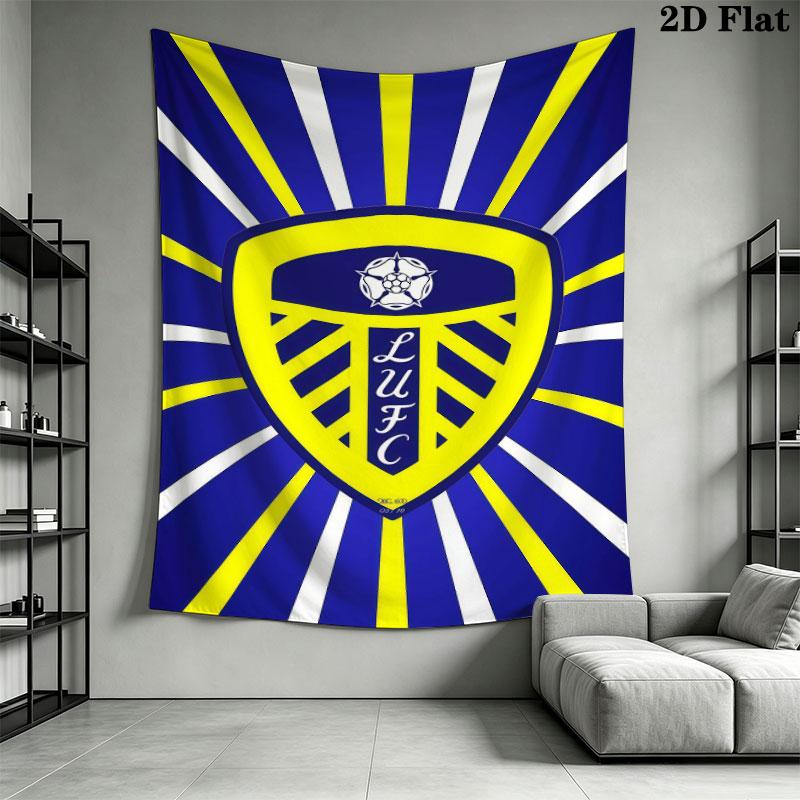 LUFC logo  Wall Hanging Printed Fabric Blanket Decorative Tapestries for Bedroom Living Room Home Decor