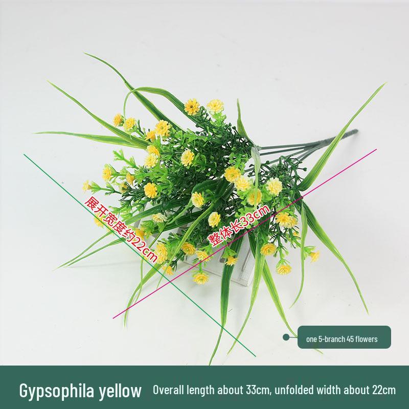 Artificial Green Wall with Flowers and Grass for Indoor/Outdoor Decoration