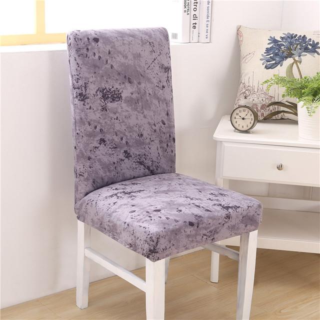 Floral Printing Chair Cover Removable Modern Elastic Banquet Seat Cover Chair Protective Case for Wedding Kitchen Dining Room
