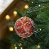 Foam Christmas Balls With Gold Mesh, Hanging Ornaments For Holiday Scene Setup, Ideal For Christmas Tree And Festive Decorations
